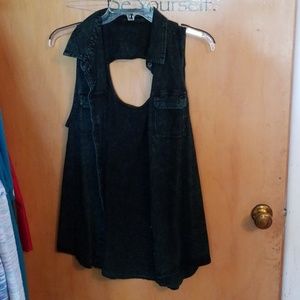 Green rock and republic vest